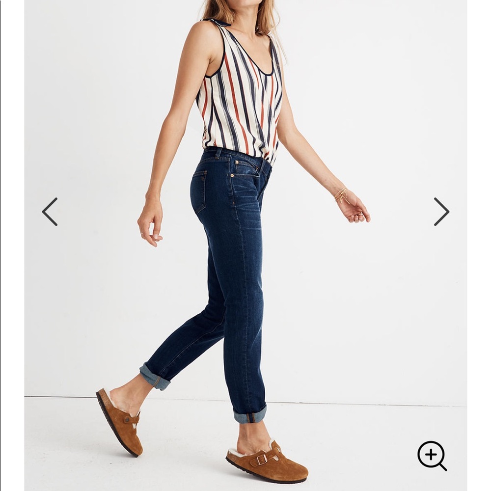 Madewell Denim Slim Boy Jeans in Hayes Wash Sz 24